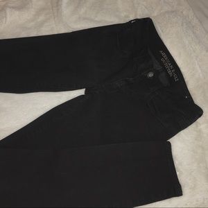 American Eagle Black Skinny Jeans (Jeggings)